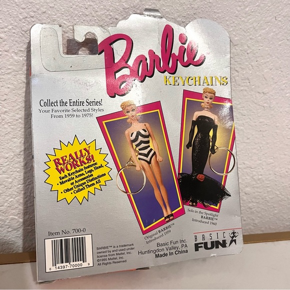 1995 Barbie Mattel keychain vintage - Picture 2 of 4